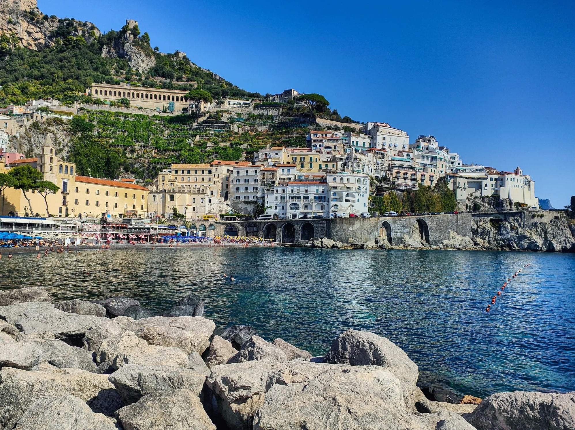 Amalfi Coast Italy dramatic cliffs village sea Mediterranean