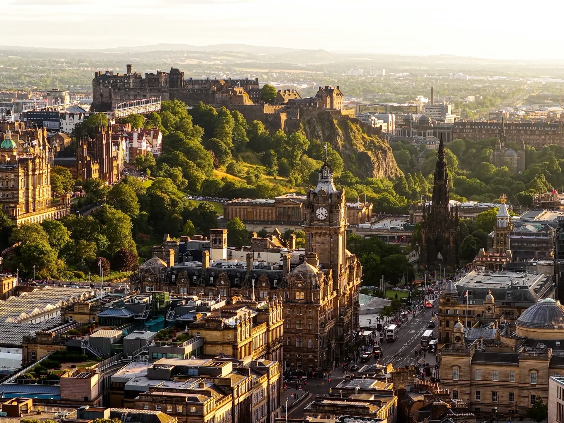 Edinburgh Scotland castle old town historic architecture