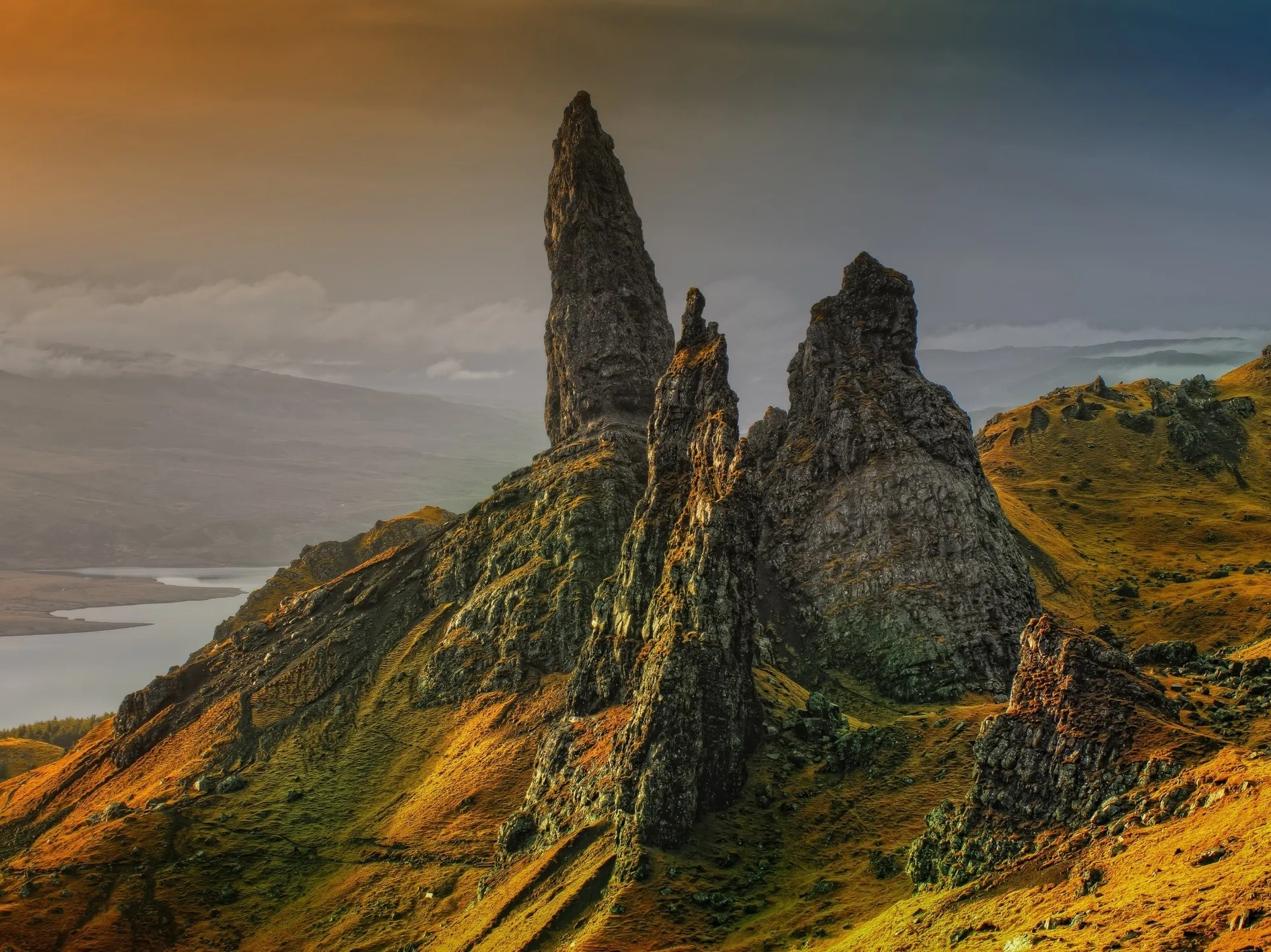 Isle of Skye Scotland Old Man of Storr dramatic landscape