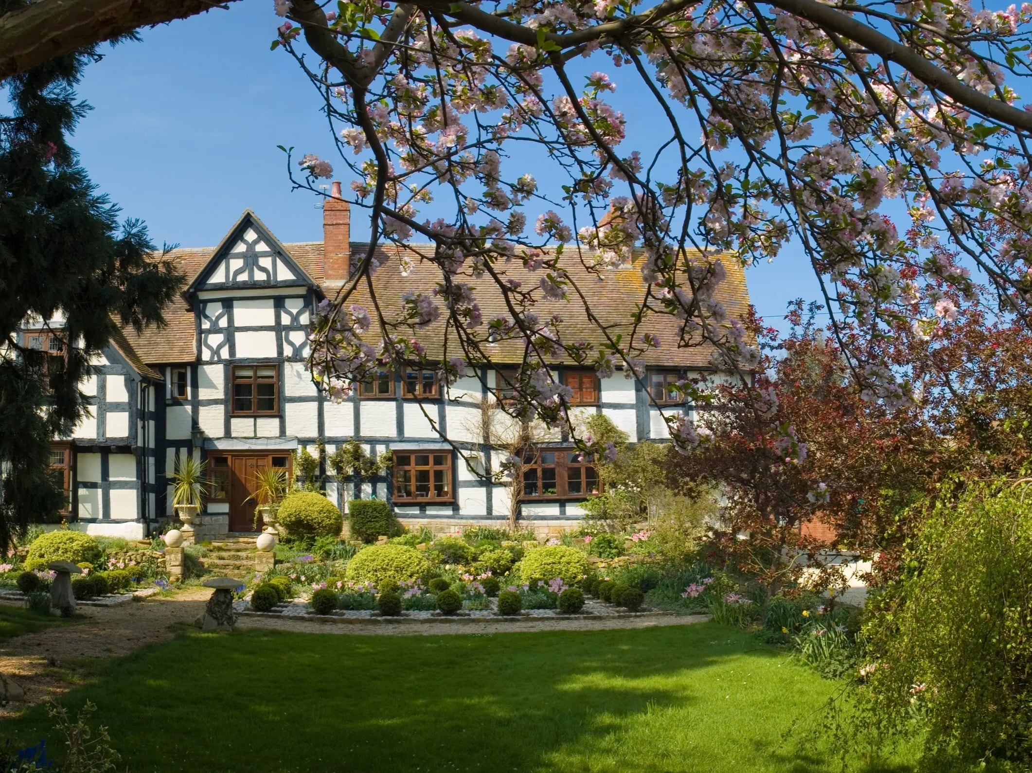Charming European bed and breakfast cottage with garden